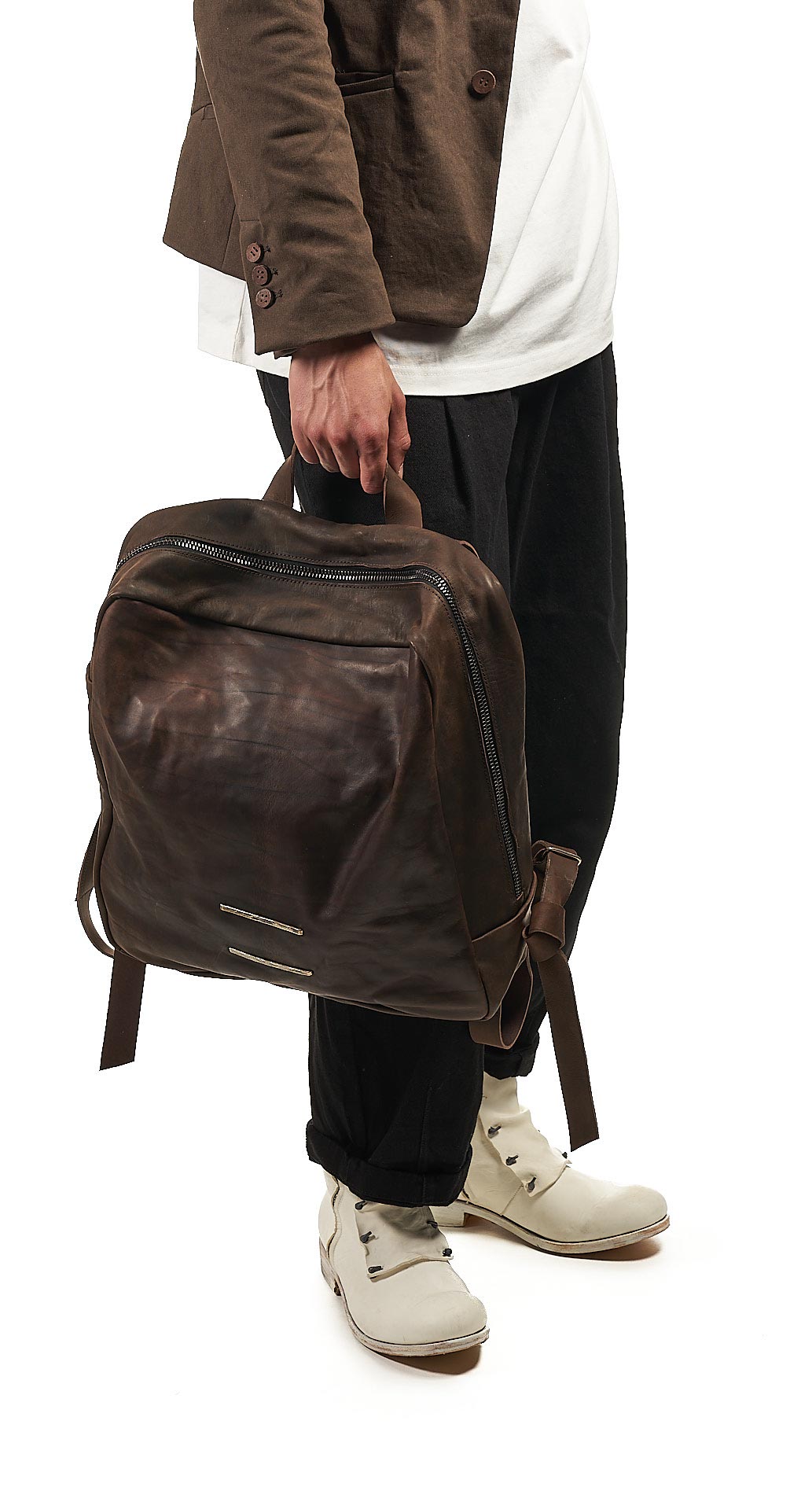daniele basta leather and silver bags - WEARING
